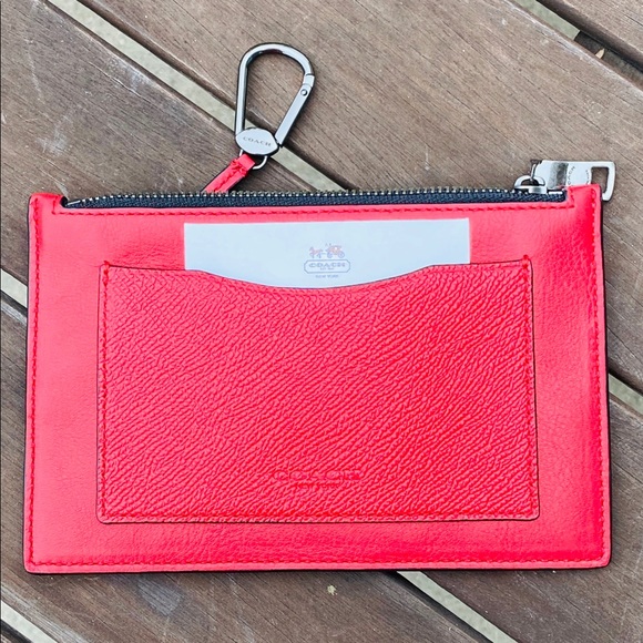 🔥🔥NWT COACH Key Case Envelope Sport Calf Leather - Picture 5 of 5